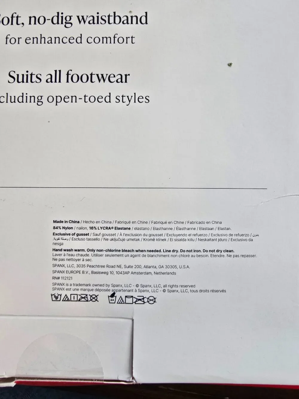 SPANX Mid-Thigh Shaping Footless Sheers Nude Size F Original Pantyhose New